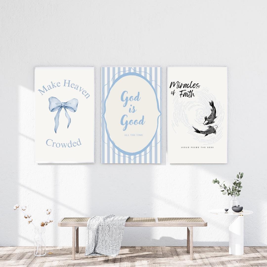 God is Good Christian Wall Art | Faith Printable | Scripture Home Decor ...