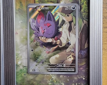 N's Zorua AR Promo | Extended Art Display Case for Pokemon Card - Etsy