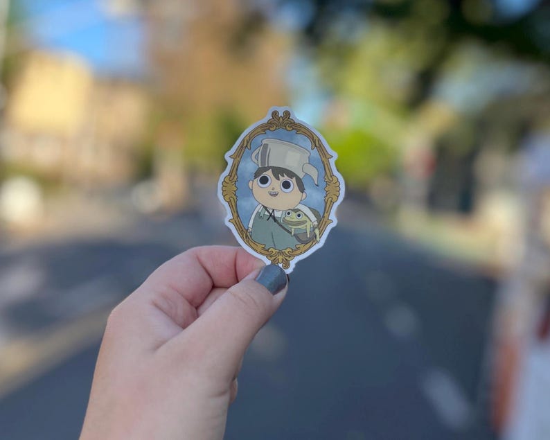 Greg Sticker vinyl waterproof dishwasher safe over the garden wall OTGW wirt frog image 4