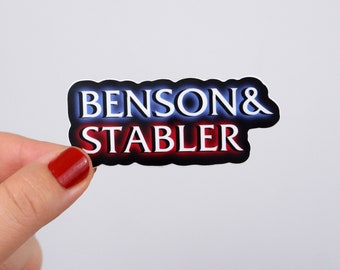 Benson & Stabler Vinyl Sticker waterproof dishwaser safe law and order svu special victims unit