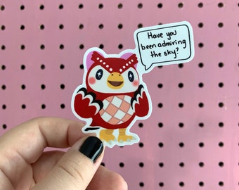 Celeste Vinyl Sticker Animal Crossing Quote