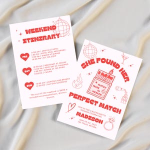 Elle a trouvé l&#39;invitation et l&#39;itinéraire parfaits pour son enterrement de vie de jeune fille