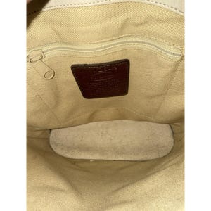 Color Block Brighton Bucket Shoulder Hobo Tote Leather Woven Strap VTG A-126457 image 8