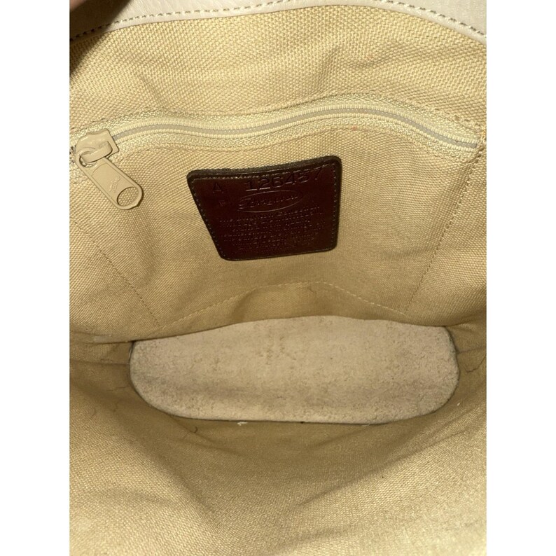 Color Block Brighton Bucket Shoulder Hobo Tote Leather Woven Strap VTG A-126457 image 8