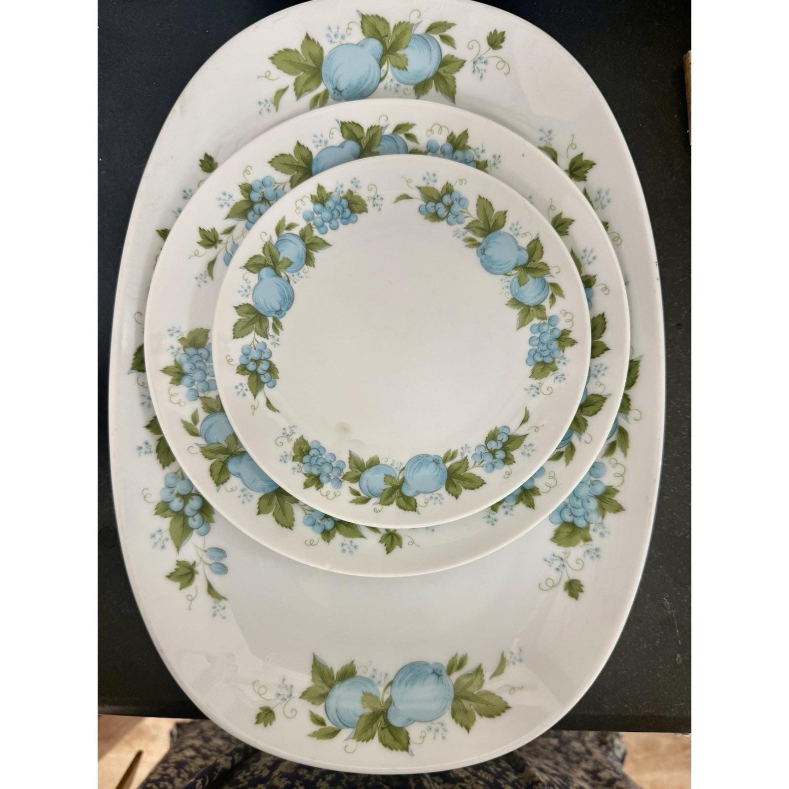 Noritake Blue Orchard - Etsy