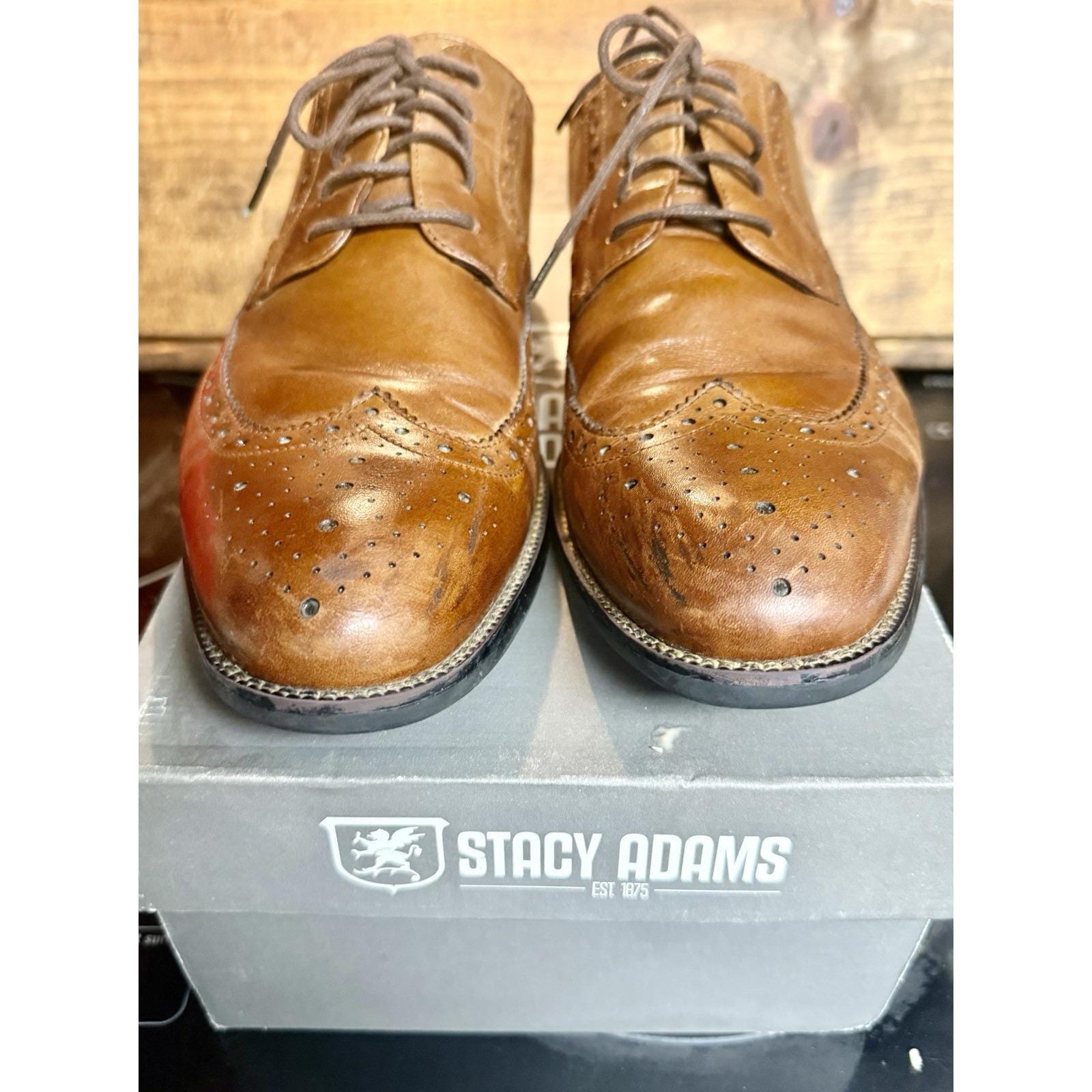 70’s Hartt Camel leather short wing tip Vintage Wingtips - Etsy
