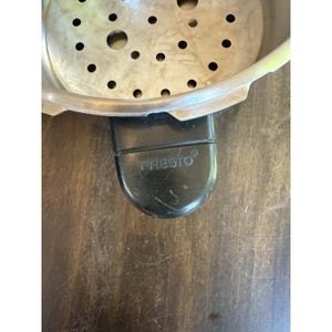 Vintage Presto Aluminum 409A - 6 Qt Pressure Cooker Stove Top W/ 2 Weights image 8