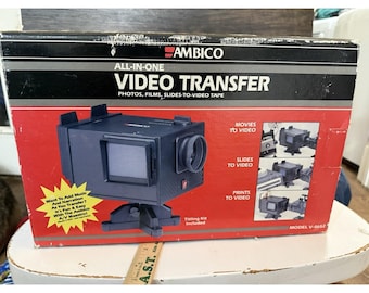 AMBICO Todo en Uno Transferencia de Video Fotos Películas Diapositivas a Video Mod V-0652 - Nuevo