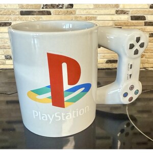 Playstation Coffee Mug Cup Controller Handle Official by Paladone Sony PS1