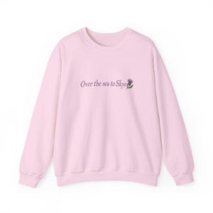 Over the Sea to Skye Shirt | Scottish Thistle Embroidery Sweatshirt | Outlander Shirt | Scotland Travel Shirt, Celtic Gift, Highland Shirt image 10
