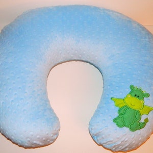 Personalized Dragon Nursing Pillow Cover, Bobby Cover, Dragon Breastfeeding Pillow Cover, Baby Item, Minky Bobby Pillow CoverBaby Gift
