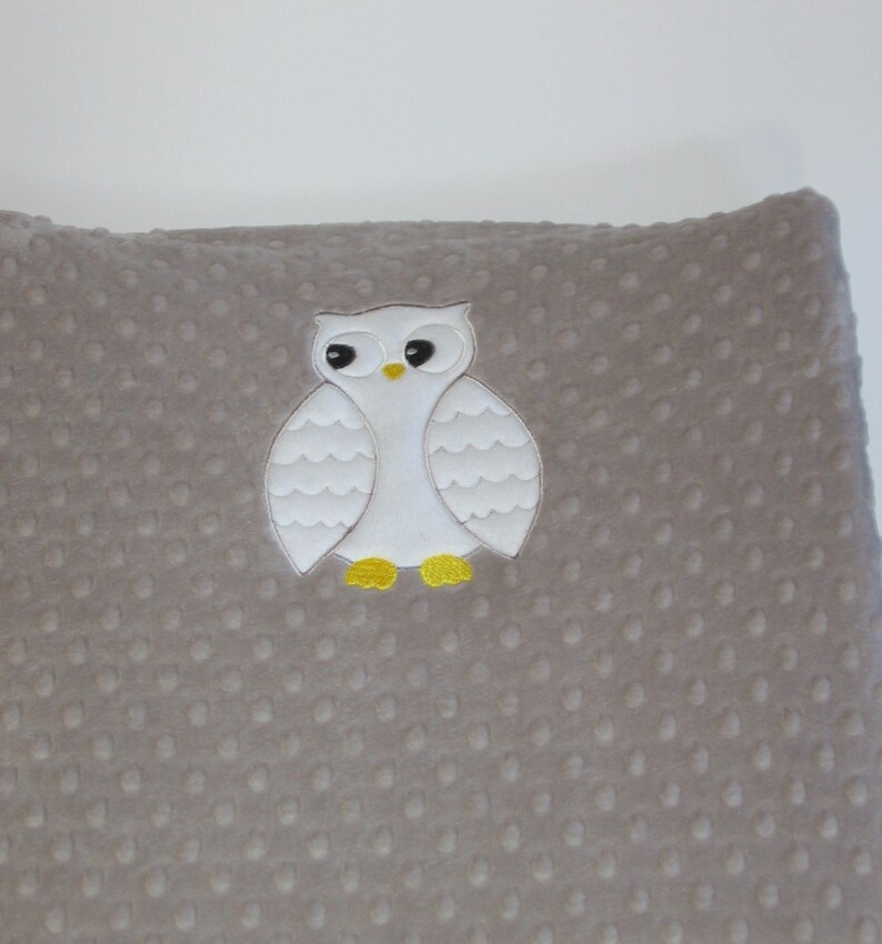 Owl Changing Pad Cover Woodland Forest Lodge Minky Etsy