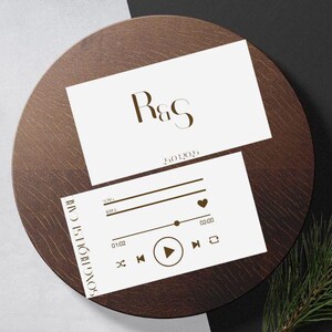 Cartes de demande de chanson de mariage - téléchargement numérique