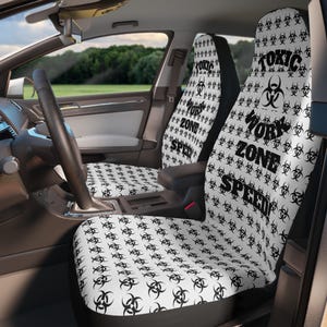 Fundas para asientos de coche: accesorios divertidos para el coche, decoración automotriz, regalo único para conductores, decoración interior del coche, protectores de asientos.