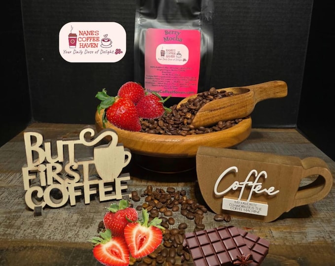 Featured listing image: Berry Strawberry Mocha Coffee Arabica From Chiapas Mexico 1200 Meters