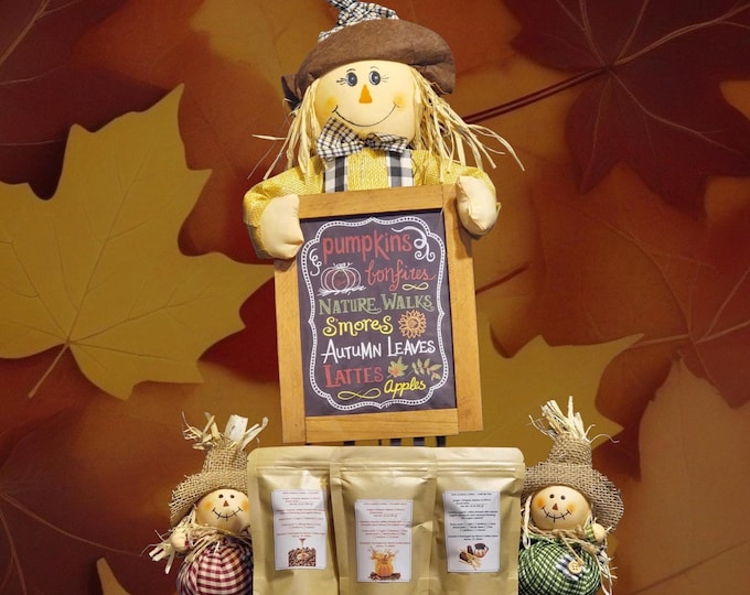 Featured listing image: Gourmet Arabica Coffee Sampler – Petite Bags: Original Roast, Cinnamon Blend & Lavender Infused