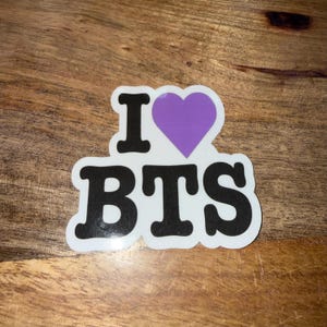 BTS Aesthetic Sticker • K-Pop Army Sticker • Cute BTS Laptop Sticker • Kpop Vinyl SticKer BTS Sticker • K-Pop Sticker • Army Gift Laptop