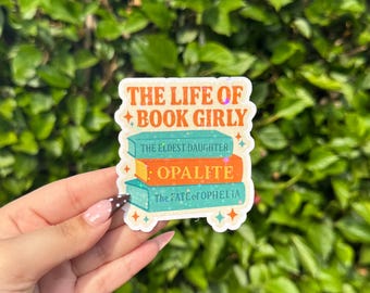 The Life of a Book Girly Showgirl Era Sticker, Life of a Showgirl Inspired Fan Art, Handmade Vinyl Sticker for Laptops, Music Fan Gift