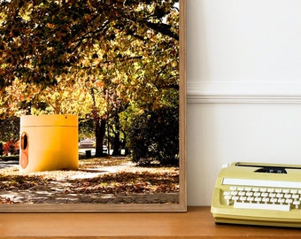 Little Canberra Bus Shelter - fotografieprint - artwork fotoposter - Canberra Australia ACT - Yarralumla - Capital Bus Stop • Retrokunst