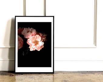 Pioenbloemportret - Blush Nº 2 bloeiwijze Fine Photography Collection - Fine Art Photography - Stilleven Botanische kunst Galeriemuur