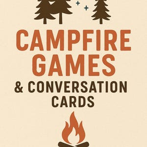 Jogos de fogueira e cartas de conversação – Baralho em PDF para impressão