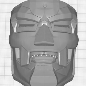 Dr. Doom Vollgesichtsmaske - 3D STL Datei