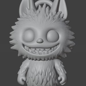 Labubu Key Chain 3D print file