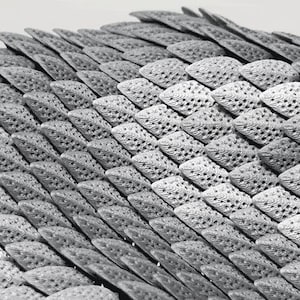 Cotta di maglia di foglie elfiche - Tessuto stampabile in 3D