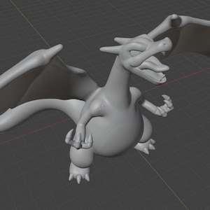 Angry Charizard 3D model - STL file