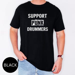 Comfort Colors Punk Rock Drummer Shirt, Drummer Sticks T-Shirt, Gift For Drummer, Fathers Day Drums Gift, Drummer Shirt for Husband,