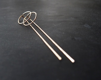 Open Circle Threader Earrings