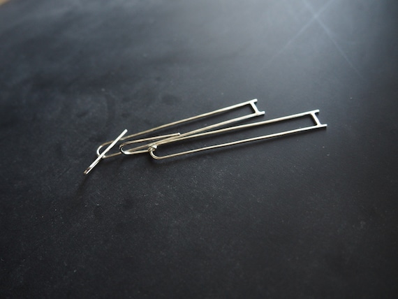 Barred Tall Arch Earrings