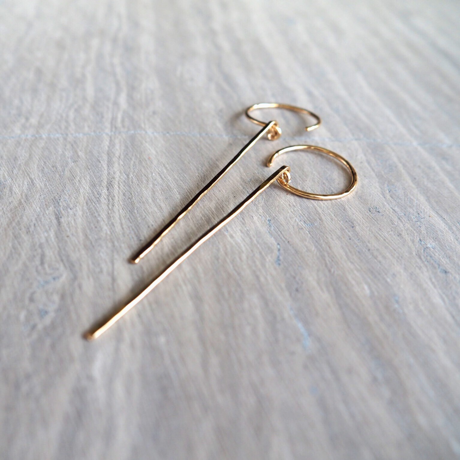 Small Bar Threader Earrings