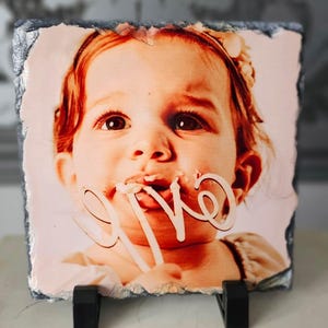 Pizarra con fotos personalizada