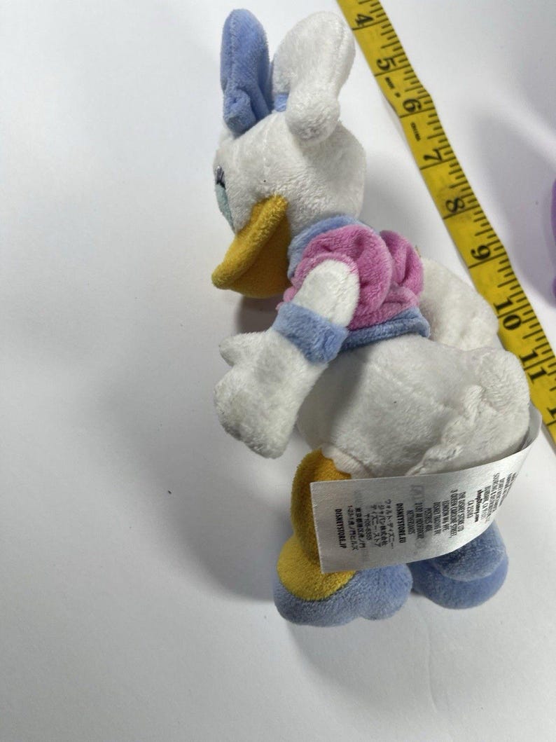 Disney Plush Lot Daisy Duck & Minnie Mouse Birthday Polka Dot 9-10” Stuffed Animals Set Kids Gift Disney Toys Cute Soft image 6