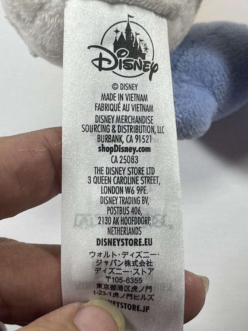 Disney Plush Lot Daisy Duck & Minnie Mouse Birthday Polka Dot 9-10” Stuffed Animals Set Kids Gift Disney Toys Cute Soft image 10