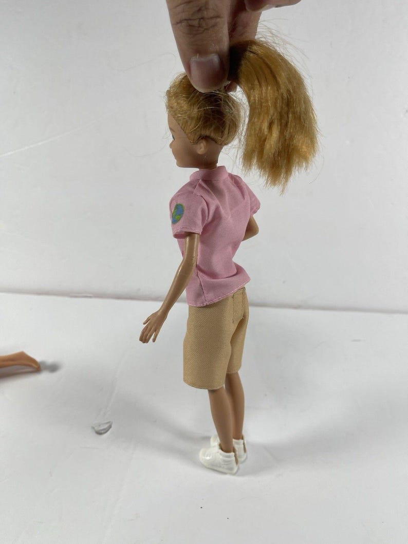 Barbie Doll Lot of 3 Skipper & Stacie Sisters + Elsa Style Princess Doll Mattel Disney 9-11” Fashion Dolls Preowned image 8