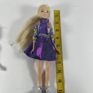 Barbie Doll Lot of 3 Skipper & Stacie Sisters + Elsa Style Princess Doll Mattel Disney 9-11” Fashion Dolls Preowned image 15