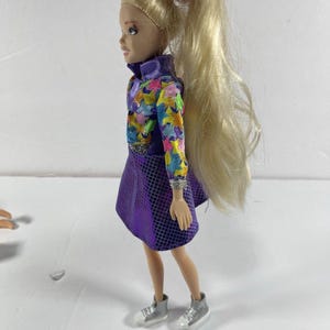 Barbie Doll Lot of 3 Skipper & Stacie Sisters + Elsa Style Princess Doll Mattel Disney 9-11” Fashion Dolls Preowned image 7