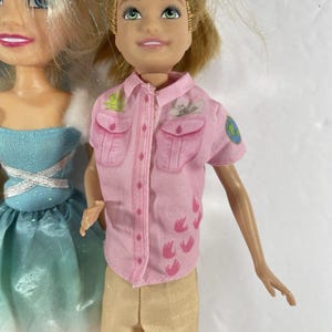 Barbie Doll Lot of 3 Skipper & Stacie Sisters + Elsa Style Princess Doll Mattel Disney 9-11” Fashion Dolls Preowned image 4
