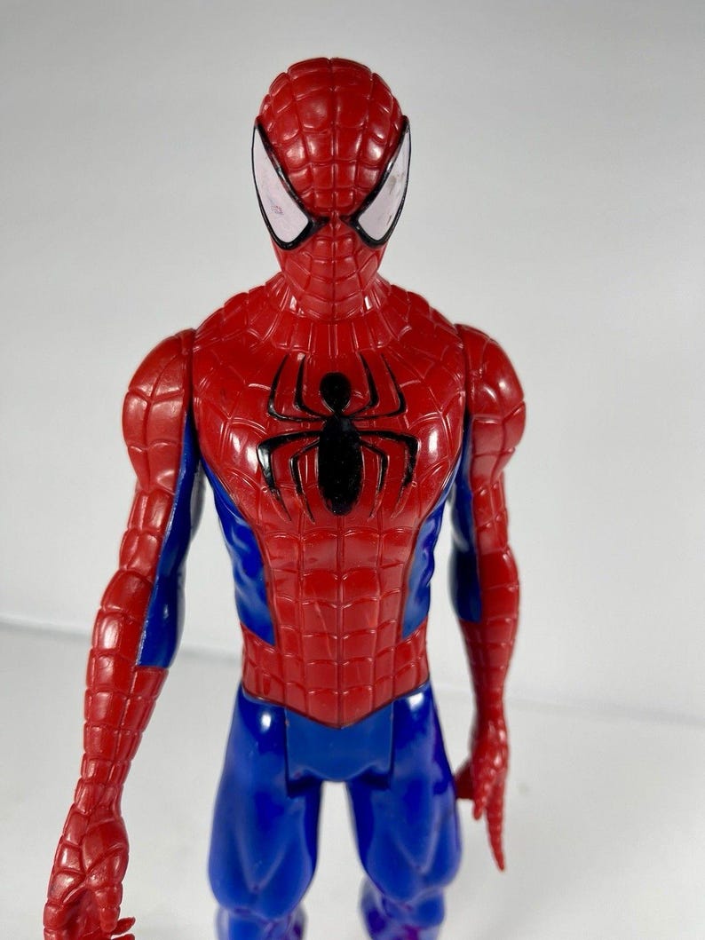 Spider-Man Titan Hero Series 12” Action Figure Hasbro 2013 Marvel Avengers Toy Loose Joints Used Collectible image 4