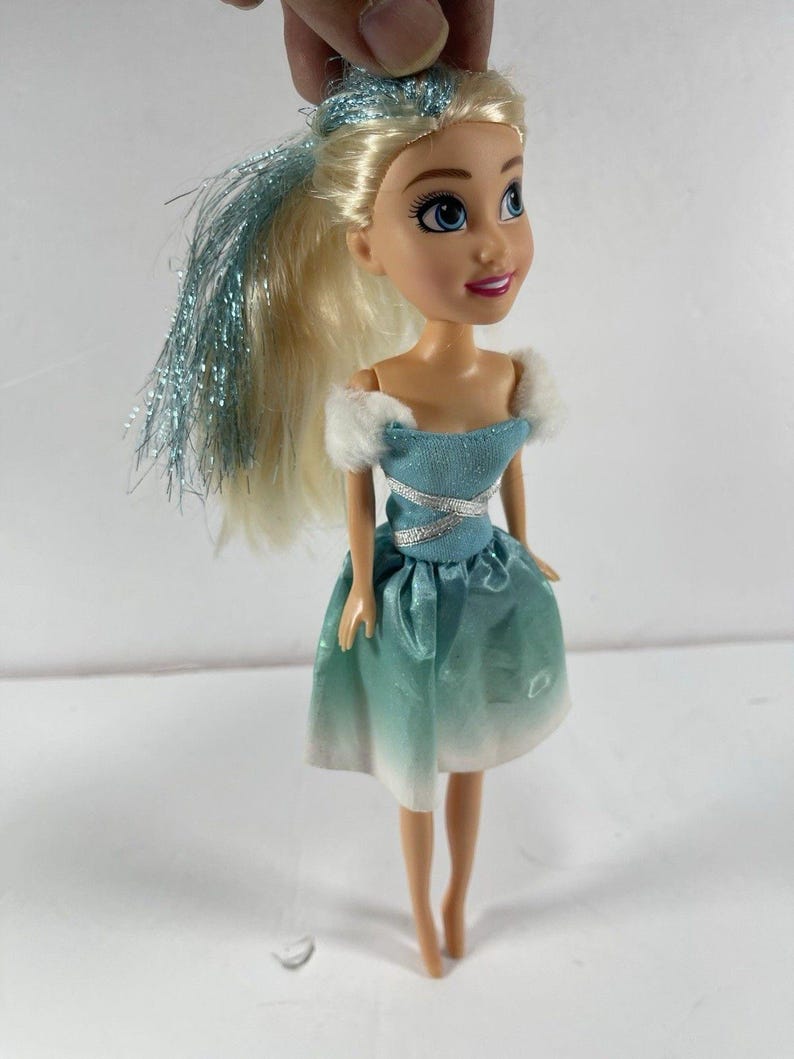 Barbie Doll Lot of 3 Skipper & Stacie Sisters + Elsa Style Princess Doll Mattel Disney 9-11” Fashion Dolls Preowned image 12