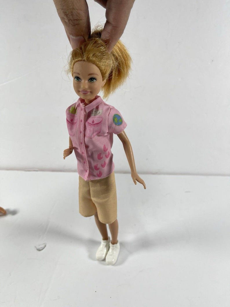 Barbie Doll Lot of 3 Skipper & Stacie Sisters + Elsa Style Princess Doll Mattel Disney 9-11” Fashion Dolls Preowned image 10