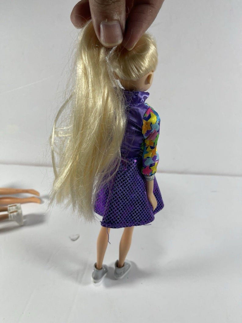 Barbie Doll Lot of 3 Skipper & Stacie Sisters + Elsa Style Princess Doll Mattel Disney 9-11” Fashion Dolls Preowned image 5