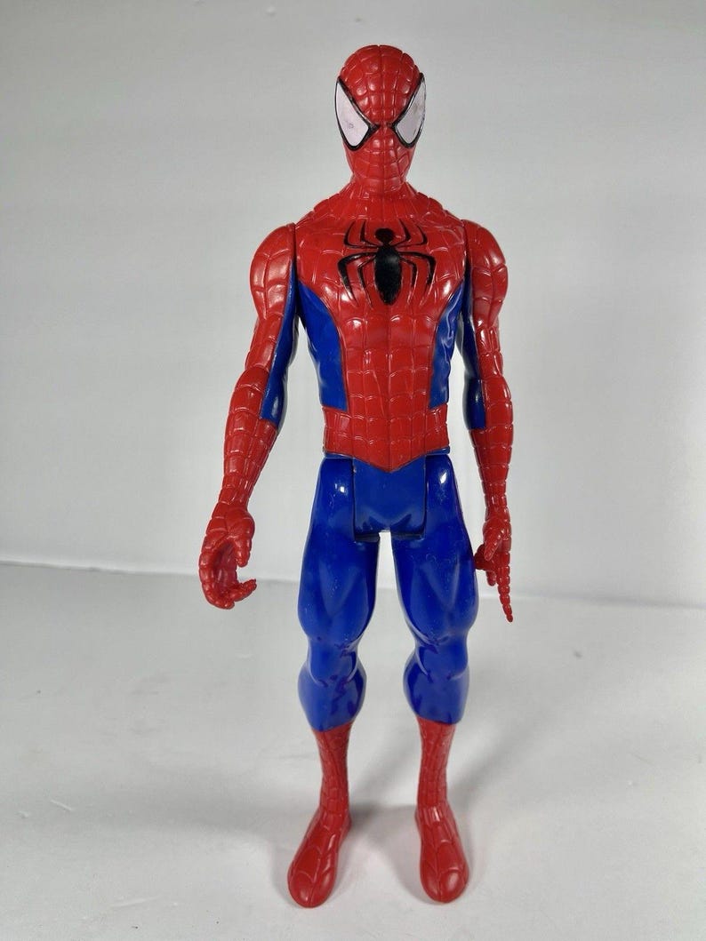 Spider-Man Titan Hero Series 12” Action Figure Hasbro 2013 Marvel Avengers Toy Loose Joints Used Collectible image 1