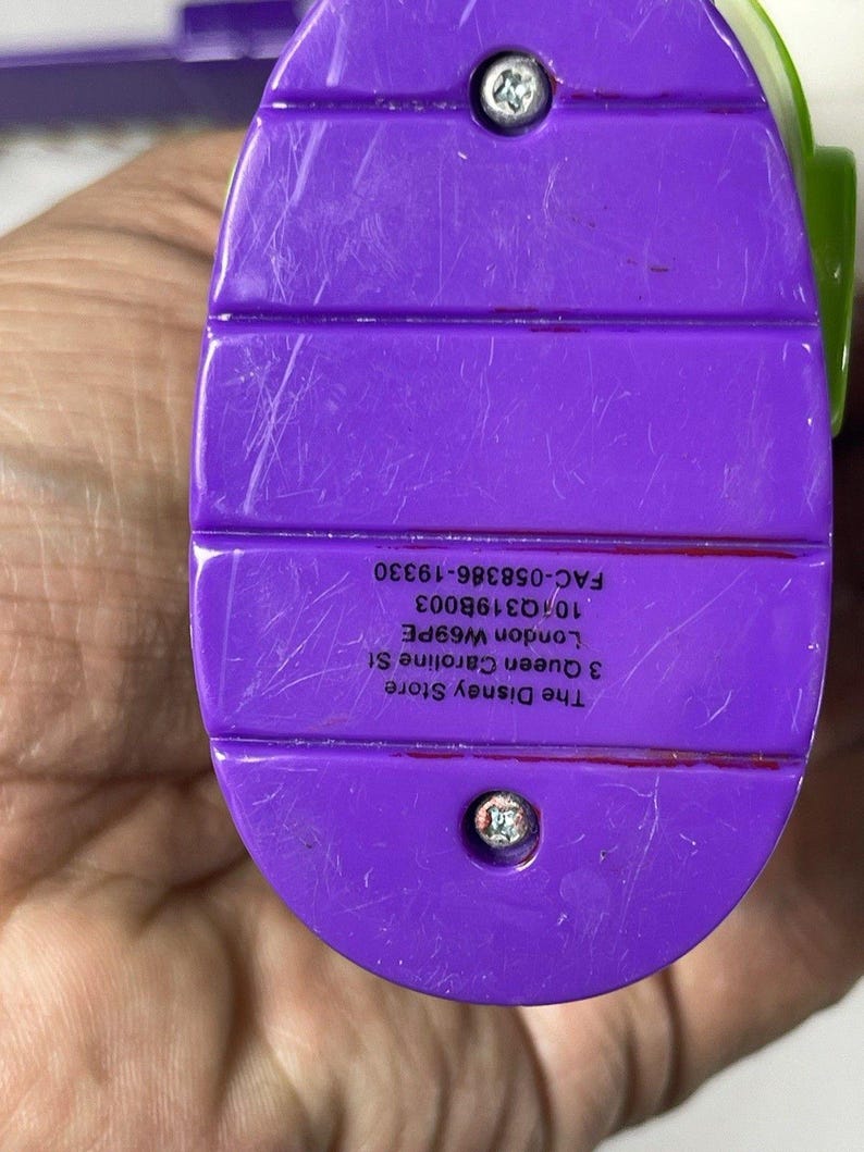 Disney Store Buzz Lightyear Talking Figure Toy Story 4 Bonnie Foot Non Working For Parts Repair Pixar Collectible image 15