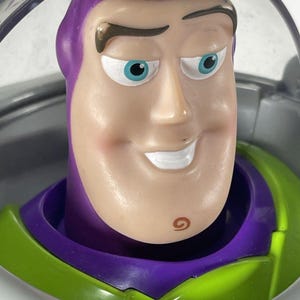 Disney Store Buzz Lightyear Talking Figure Toy Story 4 Bonnie Foot Non Working For Parts Repair Pixar Collectible image 6