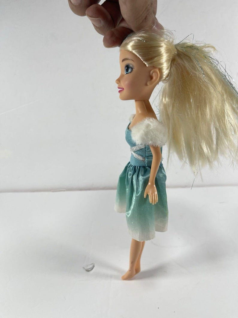 Barbie Doll Lot of 3 Skipper & Stacie Sisters + Elsa Style Princess Doll Mattel Disney 9-11” Fashion Dolls Preowned image 14