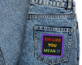 Sin - Embroidered patches