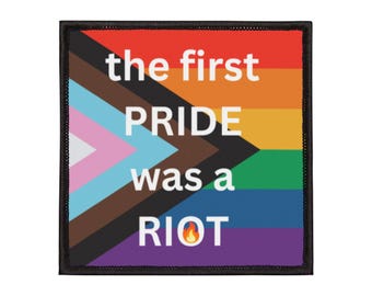 Pride was a Riot - Iron-on Patch